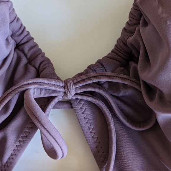 NWT Shade & Shore Mauve Bikini Swimtop - Picture 6 of 7